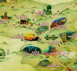 崇左景点地图(长沙景点地图)