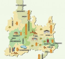 崇左旅游地图(旅游地图中国景点)